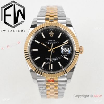 1-1 Replica Rolex 18K gold Jubille Datejust II Watch with Cal 3235